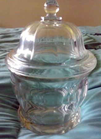 ING3 Clear 8" Storage Jar & Lid