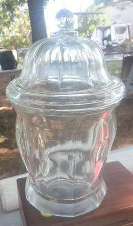 ING3 Clear 10" Storage Jar & Lid
