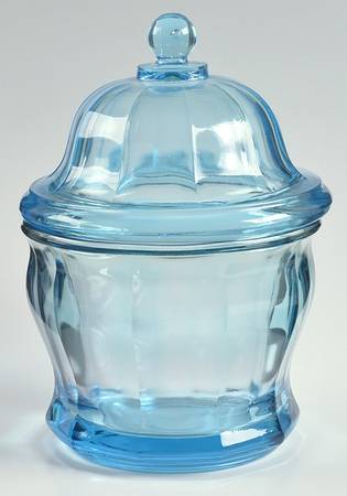 ING3 Blue 8" Storage Jar & Lid