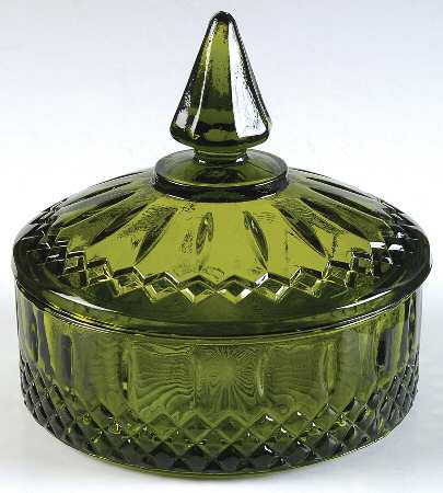 Princess Green (Avocado Giftware) Candy Box & Lid