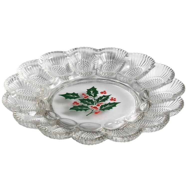 Holly Deviled Egg Server