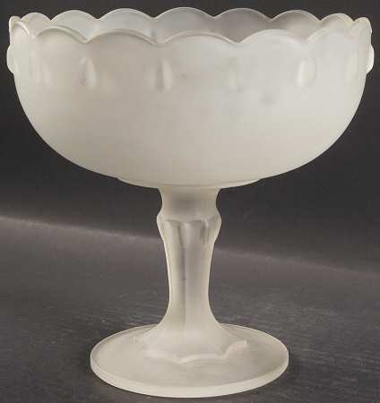 Teardrop Frosted (Clear) by Indiana Glass