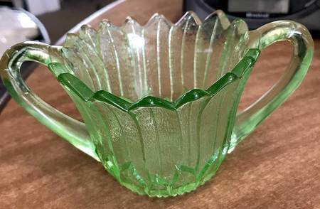 Lily Pons Light Green (Depression Era) by Indiana Glass