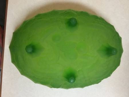 Garland-Fruit (Green Frosted) by Indiana Glass