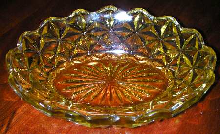 Monticello Yellow Mist 8" Oval Bowl