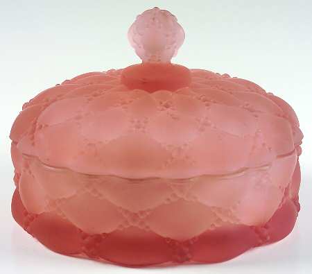 Wampum Pink (Frosted) by Imperial Glass-Ohio