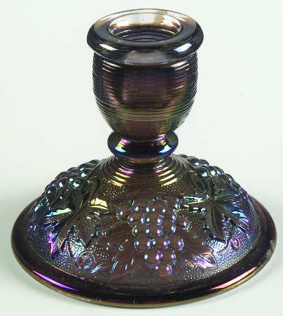 Vintage Carnival (Smoke) 3" Single Light Candlestick
