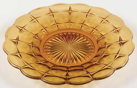 Constellation Amber Luncheon Plate
