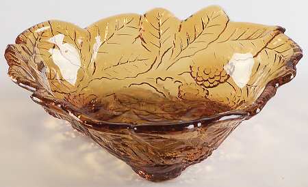 Loganberry Amber by Indiana Glass