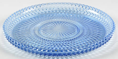 Diamond Point Ice Blue by Indiana Glass
