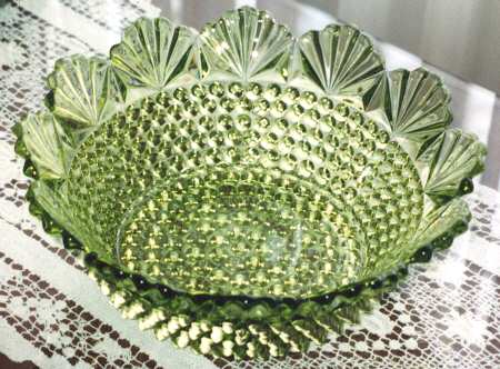 Hobnail Green (Verde) by Imperial Glass-Ohio