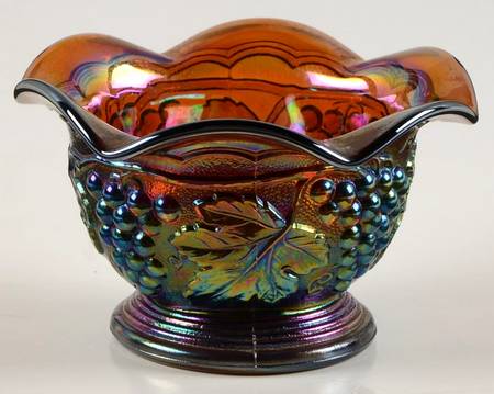 Vintage Carnival (Amber) Sauce Bowl