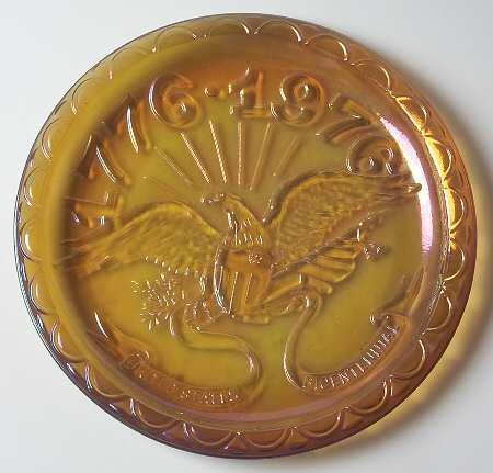 Bicentennial Amber Carnival by Indiana Glass
