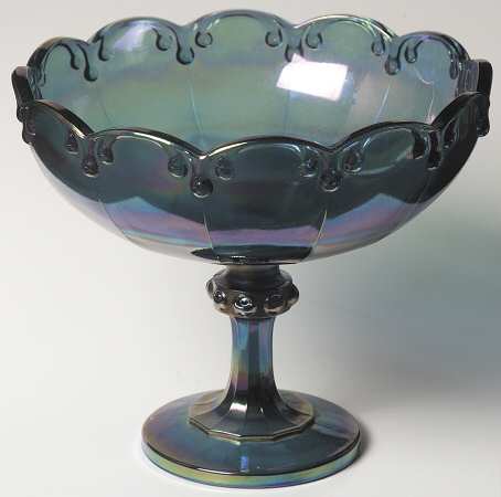 Garland BlueCarnival (No Fruit) by Indiana Glass