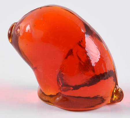 Heisey By Imperial Animals & Figurines Ruby Piglet (Sitting)