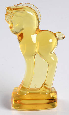 Heisey By Imperial Animals & Figurines Sunshine Yellow Satnding Colt