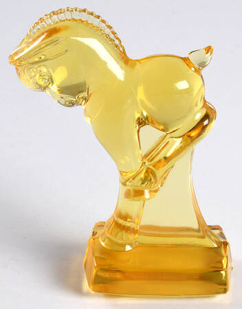Heisey By Imperial Animals & Figurines Sunshine Yellow Kicking Colt