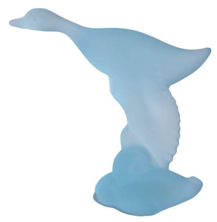 Heisey By Imperial Animals & Figurines Frosted Lt Blue Mallard (Wings Down)