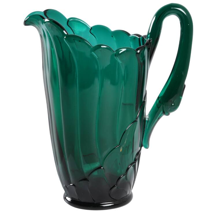 Heisey By Imperial Animals & Figurines Stiegel Green Swan Pitcher