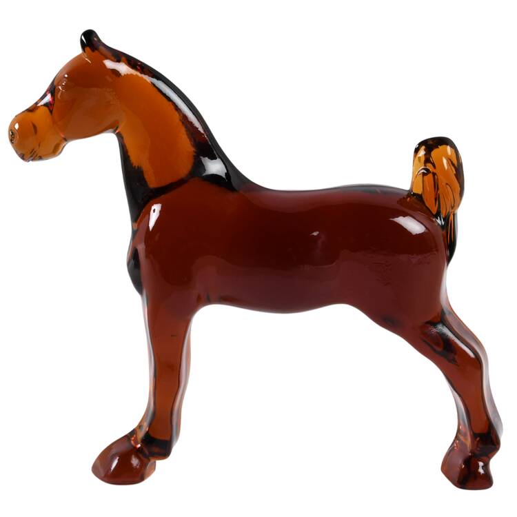 Heisey By Imperial Animals & Figurines Show Horse-Amber