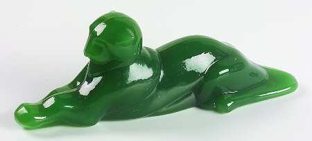 Heisey By Imperial Animals & Figurines Jade Tiger Paperweight