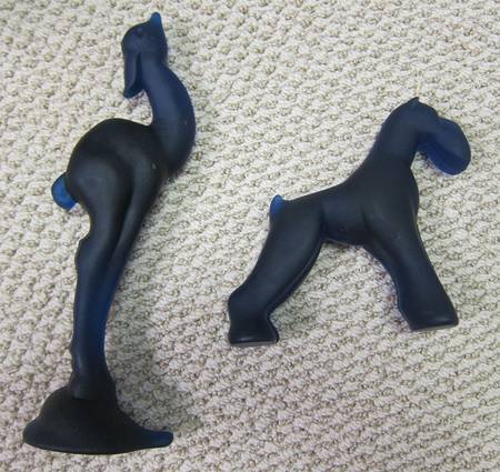 Heisey By Imperial Animals & Figurines Frosted Ultra Blue Gazelle