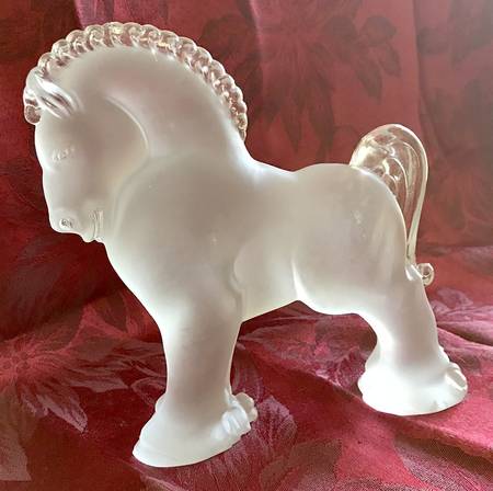 Heisey By Imperial Animals & Figurines Clydesdale-Frosted