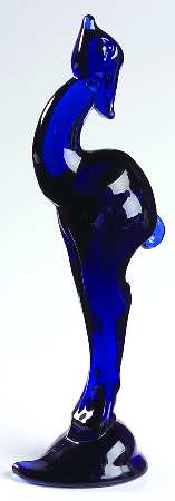 Heisey By Imperial Animals & Figurines Ultra Blue Gazelle