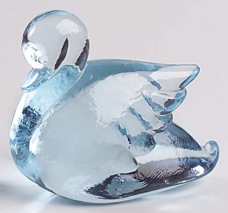 Heisey By Imperial Animals & Figurines Cygnet-Light Blue