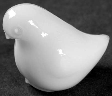 Heisey By Imperial Animals & Figurines Milk Glass Head Up Chick