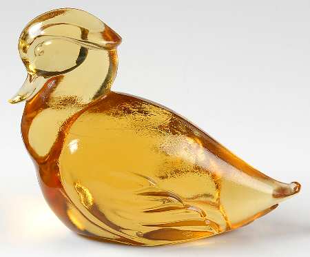 Heisey By Imperial Animals & Figurines Sunshine Yellow Mother Wood Duck