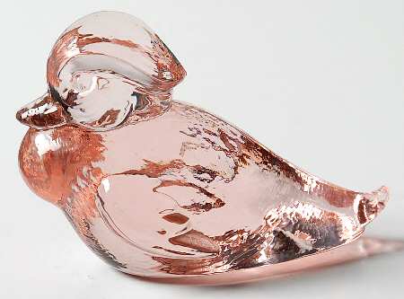 Heisey By Imperial Animals & Figurines Pink Floating Duckling