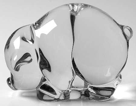 Heisey By Imperial Animals & Figurines Clear Mama Sow