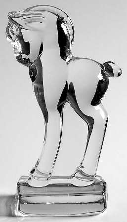 Heisey By Imperial Animals & Figurines Clear Standing Colt