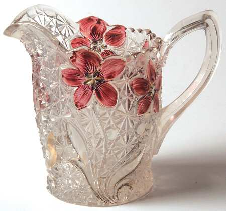 Daisy and Button Ruby Flash Gold by Indiana Glass