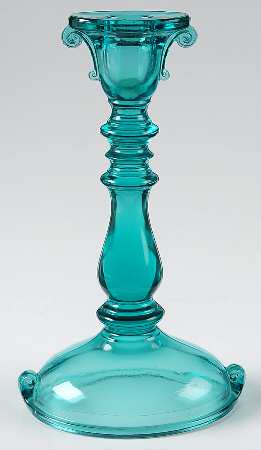 320 Nu Green 8" Single Light Candlestick