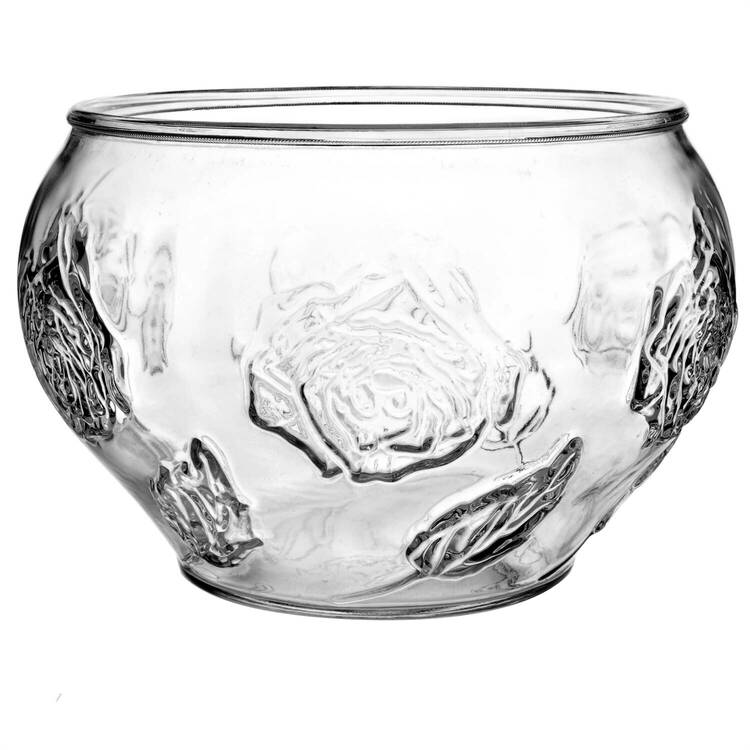 Floral Punch Bowl