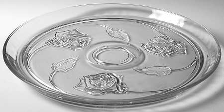 Floral (2 Piece) Buffet Service, Plate Only