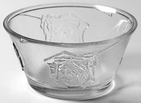 Floral (2 Piece) Buffet Service, Bowl Only
