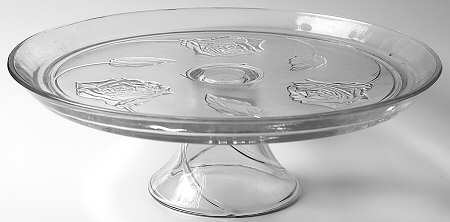 Floral Round Cake Stand