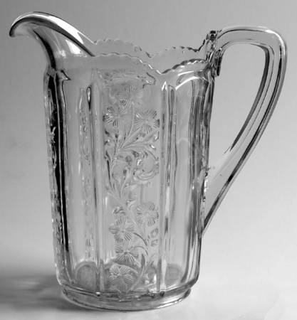 Panelled Heather Clear Jug