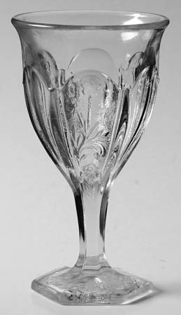 Panelled Heather Clear by Indiana Glass