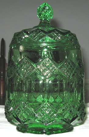 Three in One Emerald Green by Imperial Glass-Ohio