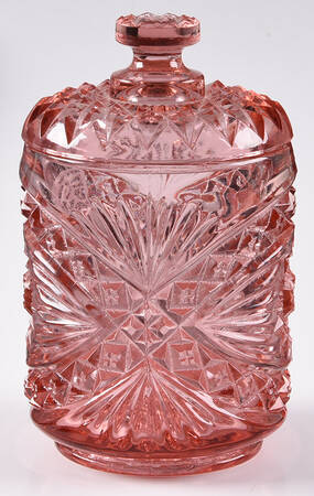 Hobstar Pink (Azalea) by Imperial Glass-Ohio