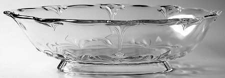 Double Fler de Lis Clear by Indiana Glass