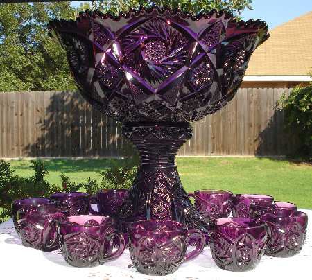 Whirling Star Amethyst by Imperial Glass-Ohio