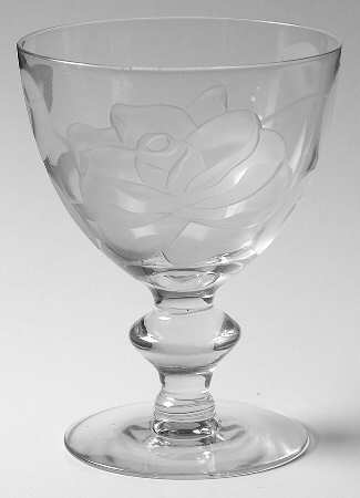 Sculptrued Rose by Imperial Glass-Ohio