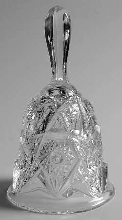 Feather Notching and Button Clear by Imperial Glass-Ohio