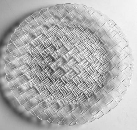 Weavetex Clear 11" Round Platter