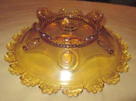 Dewey Amber Large Fruit Bowl